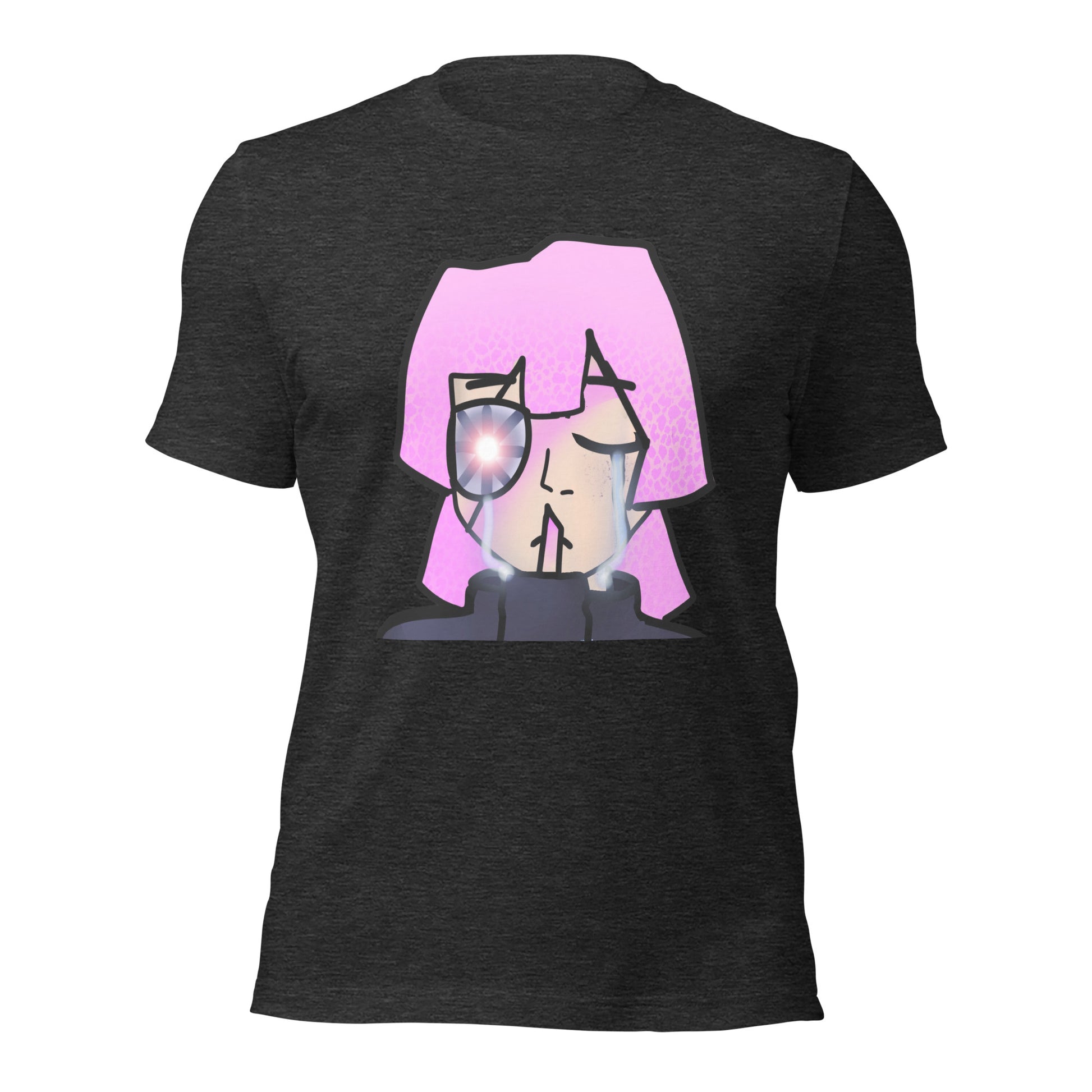 Hamika Character T-shirt-Wearable art t-shirt-Dark Grey Heather-XS-mysticalcherry