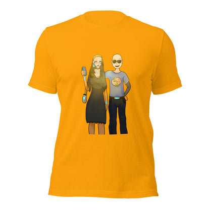 Aunt and Uncle T-shirt-Wearable art t-shirt-Gold-S-mysticalcherry