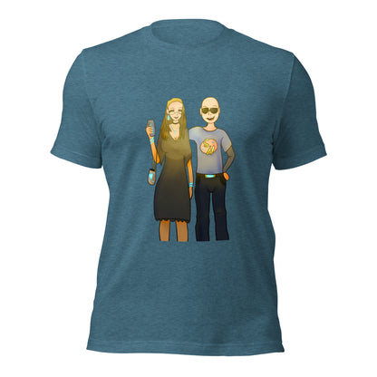 Aunt and Uncle T-shirt-Wearable art t-shirt-Heather Deep Teal-S-mysticalcherry