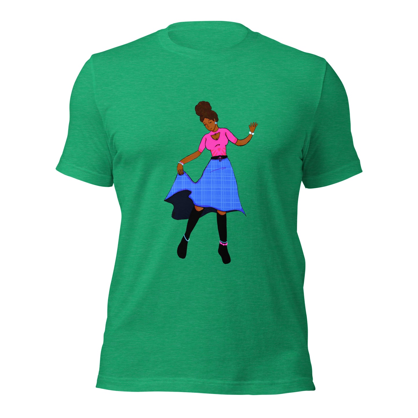 Fiji Dancer Unisex T-shirt-Wearable art t-shirt-Heather Kelly-S-mysticalcherry