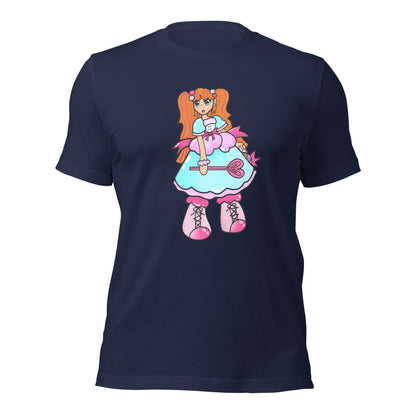 Kandie Character T-shirt-Wearable art t-shirt-Navy-XS-mysticalcherry