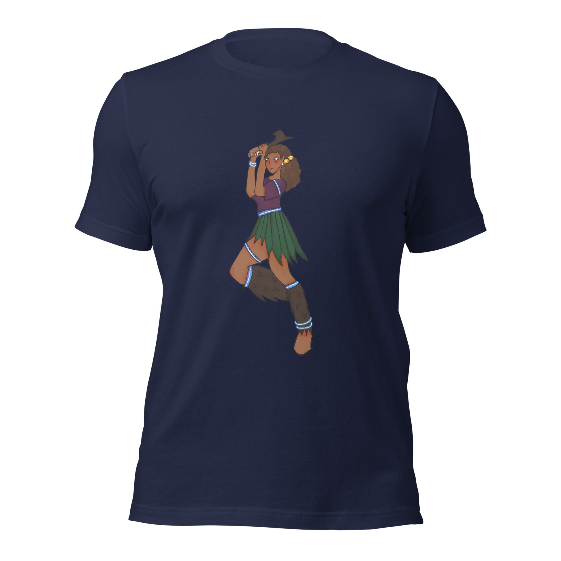 Fiji Warrior T-shirt-Wearable art t-shirt-Navy-XS-mysticalcherry