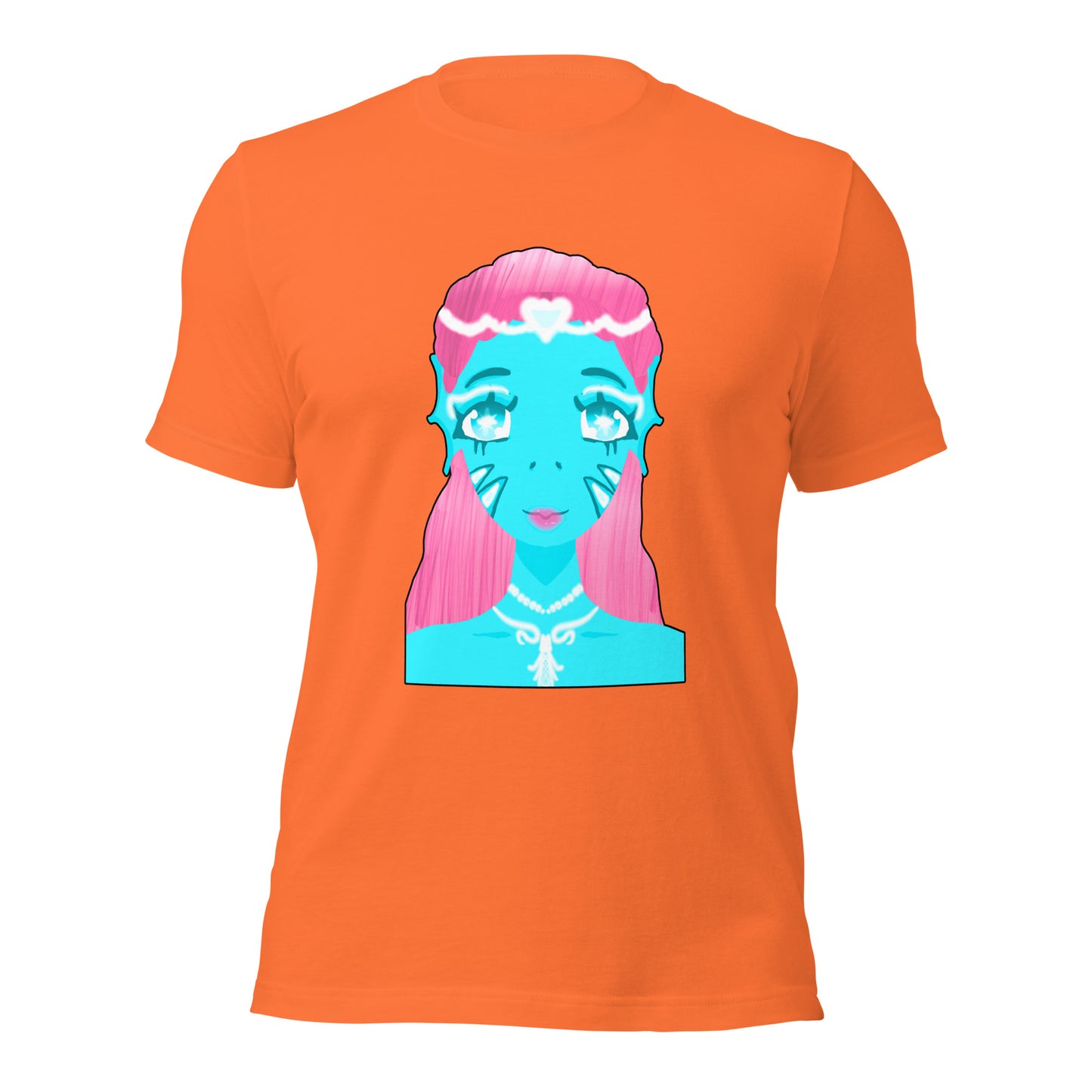 Mermaid On Land T-shirt-Wearable art t-shirt-Orange-XS-mysticalcherry