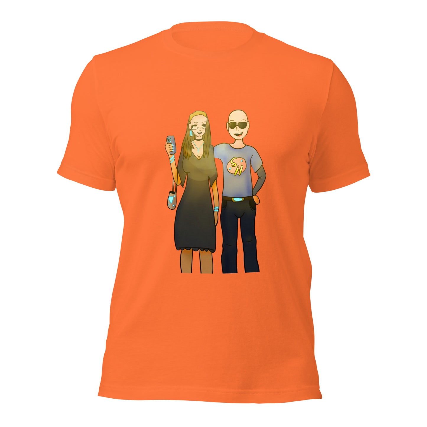 Aunt and Uncle T-shirt-Wearable art t-shirt-Orange-XS-mysticalcherry