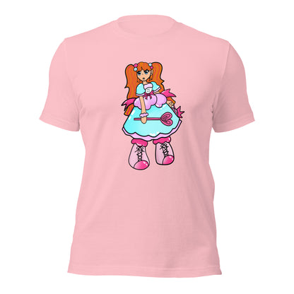 Kandie Character T-shirt-Wearable art t-shirt-Pink-S-mysticalcherry