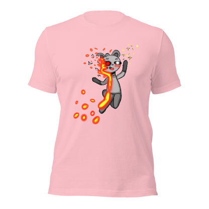 Lavebear Character T-shirt-Wearable art t-shirt-Pink-S-mysticalcherry