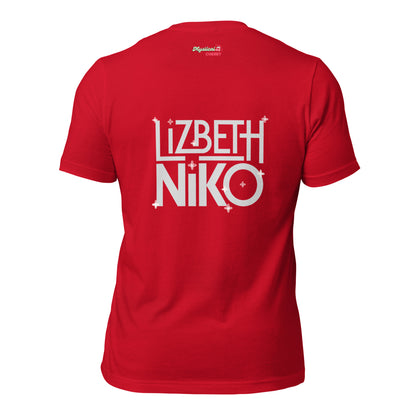 Lizbeth Niko Cat Lady T-shirt-Wearable art t-shirt-mysticalcherry