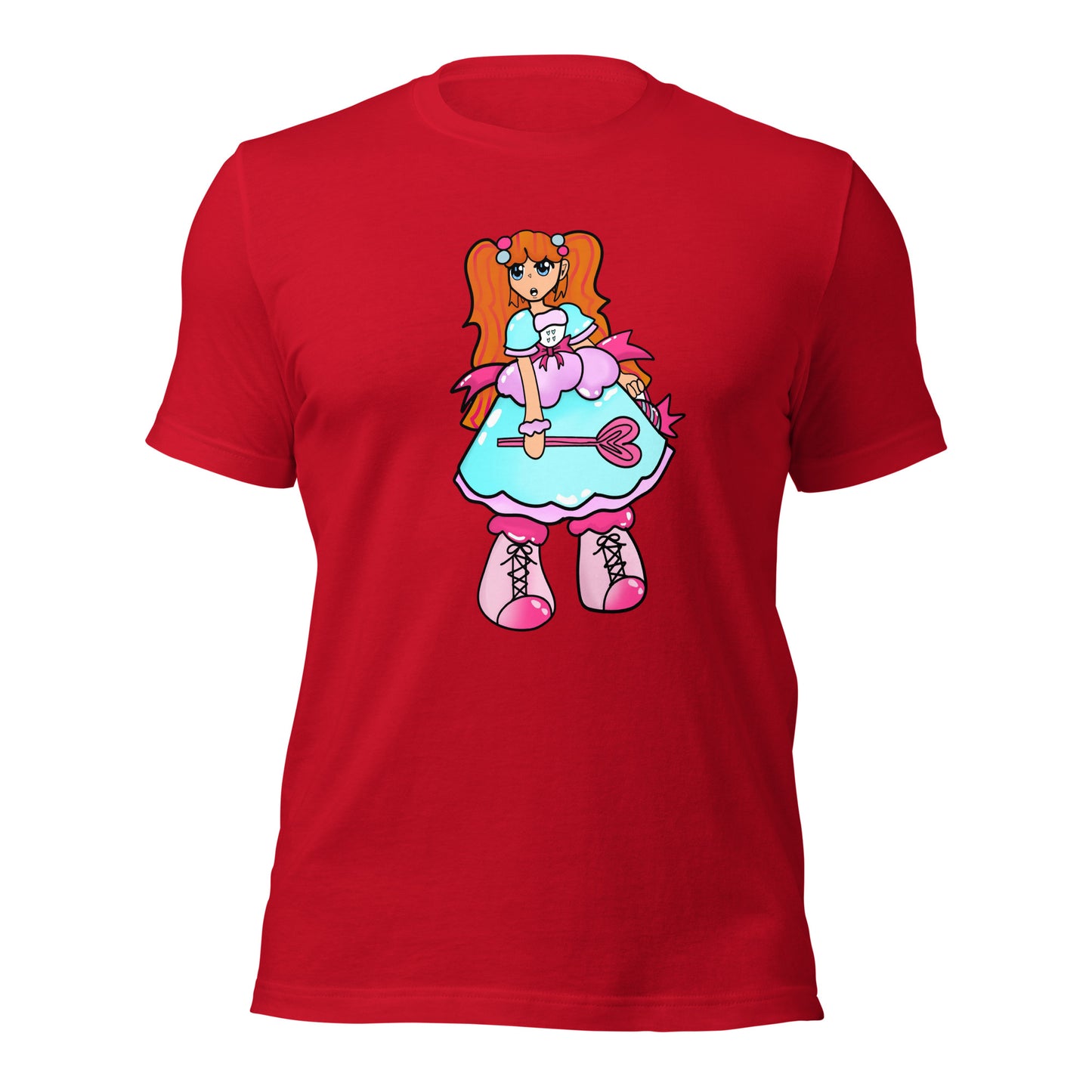 Kandie Character T-shirt-Wearable art t-shirt-Red-XS-mysticalcherry