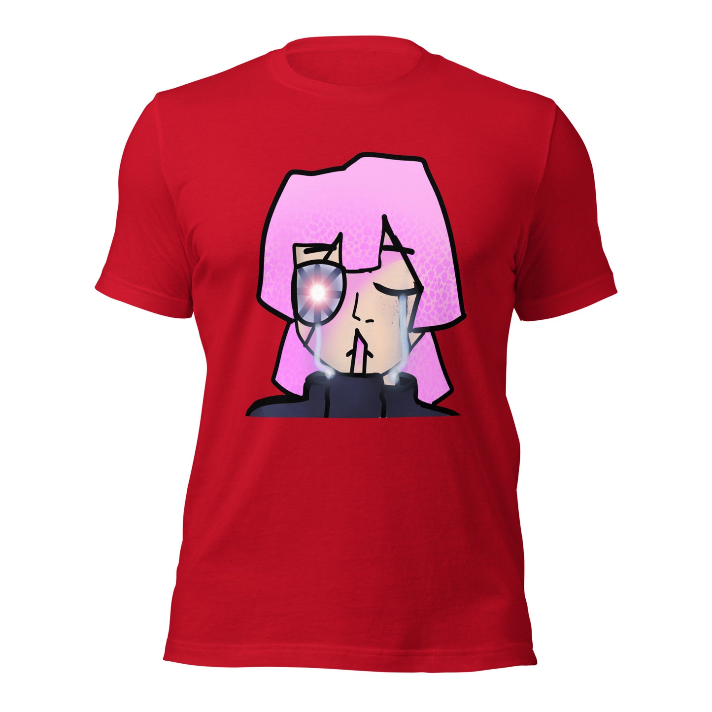 Hamika Crewneck T-Shirt,-T-Shirt-Red-S-mysticalcherry