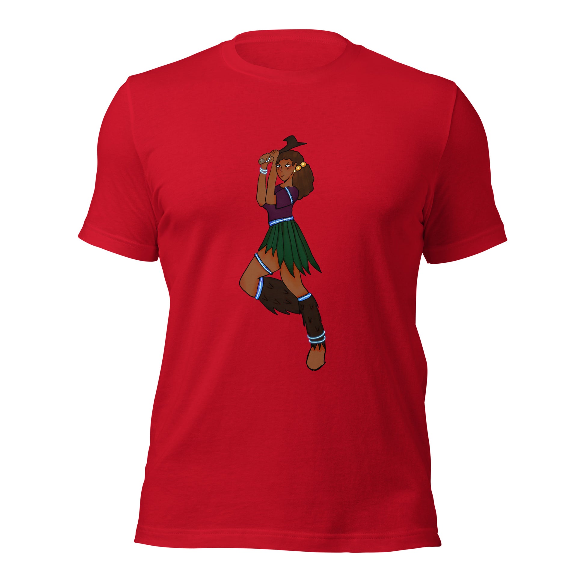 Fiji Warrior T-shirt-Wearable art t-shirt-Red-XS-mysticalcherry