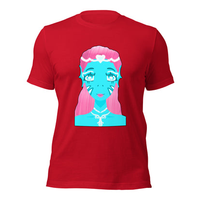 Mermaid On Land T-shirt-Wearable art t-shirt-Red-XS-mysticalcherry