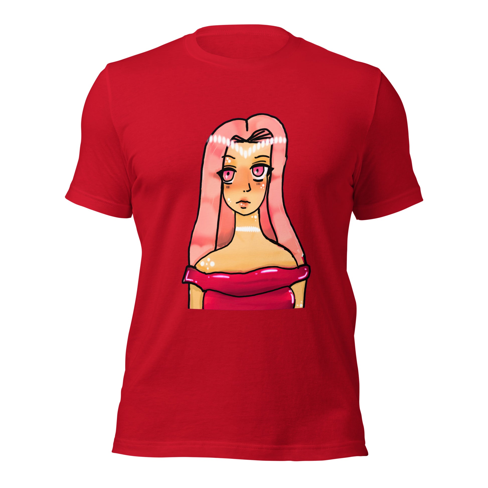 Shimmer T-shirt-Red-XS-mysticalcherry