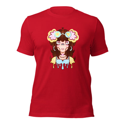 Kreama T-shirt-Wearable art t-shirt-Red-XS-mysticalcherry