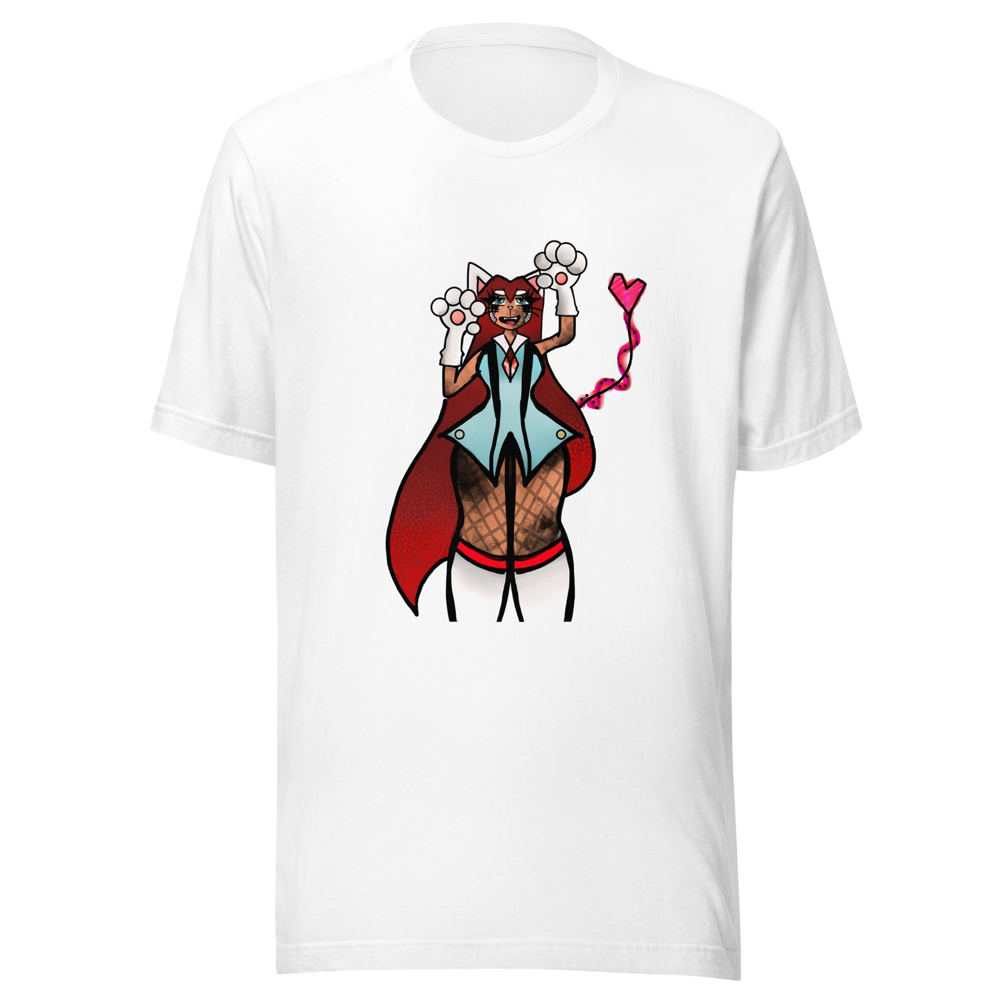 Lizbeth Niko Cat Lady T-shirt-Wearable art t-shirt-White-XS-mysticalcherry