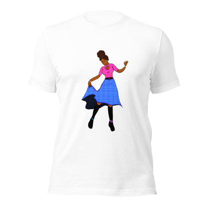 Fiji Dancer Unisex T-shirt-Wearable art t-shirt-White-XS-mysticalcherry