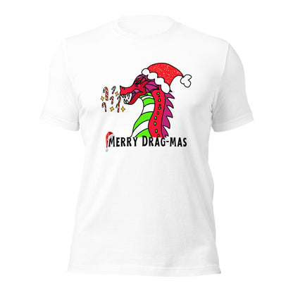 Merry Drag-Mas T-shirt-White-XS-mysticalcherry