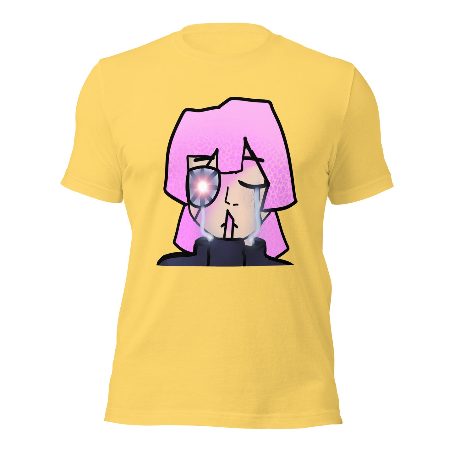 Hamika Crewneck T-Shirt,-T-Shirt-Yellow-S-mysticalcherry